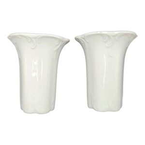 Rosenthal Monbijou Porcelain Flower Vase Classic Rose Collection 3" Set of 2